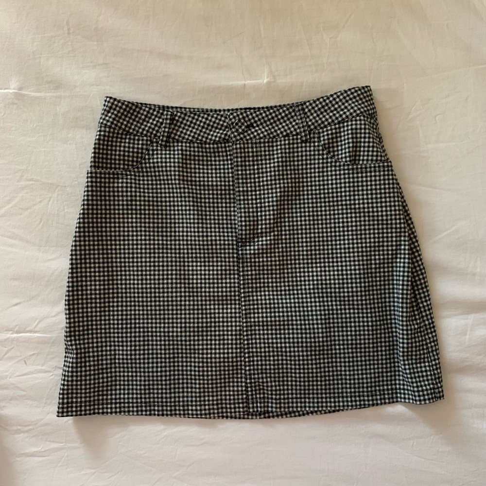 Forever 21 Gingham Mini Skirt